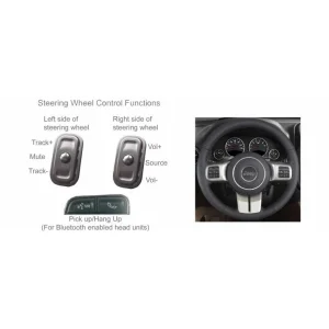 CTSJP002 Interface mandos volante Jeep Grand Cherokee, commander