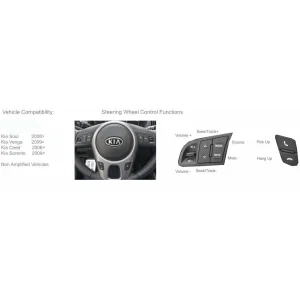 CTSKI002.2 Interface mandos volante Kia Sorento, Soul, Cee´d, Venga