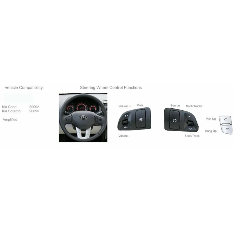 CTSKI003.2, Interface mandos de volante Kia Sorento, Soul, Ceed