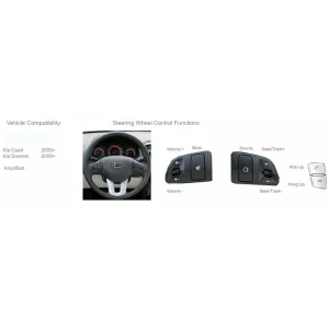 CTSKI003.2, Interface mandos de volante Kia Sorento, Soul, Ceed