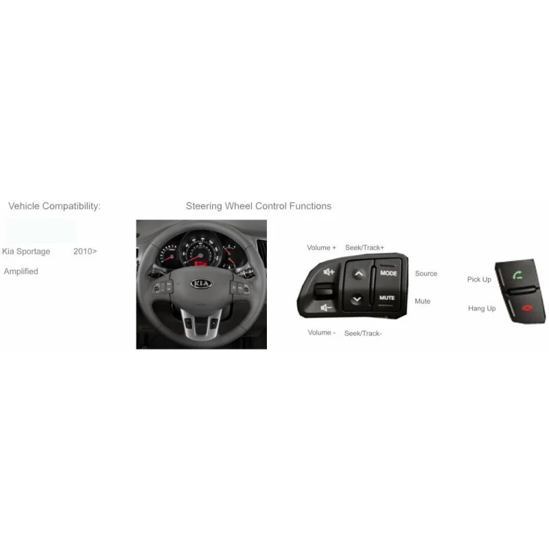 CTSKI005.2 Interface mandos volante Kia Sportage, año 2010 2015