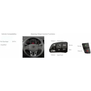 CTSKI005.2 Interface mandos volante Kia Sportage, año 2010 2015