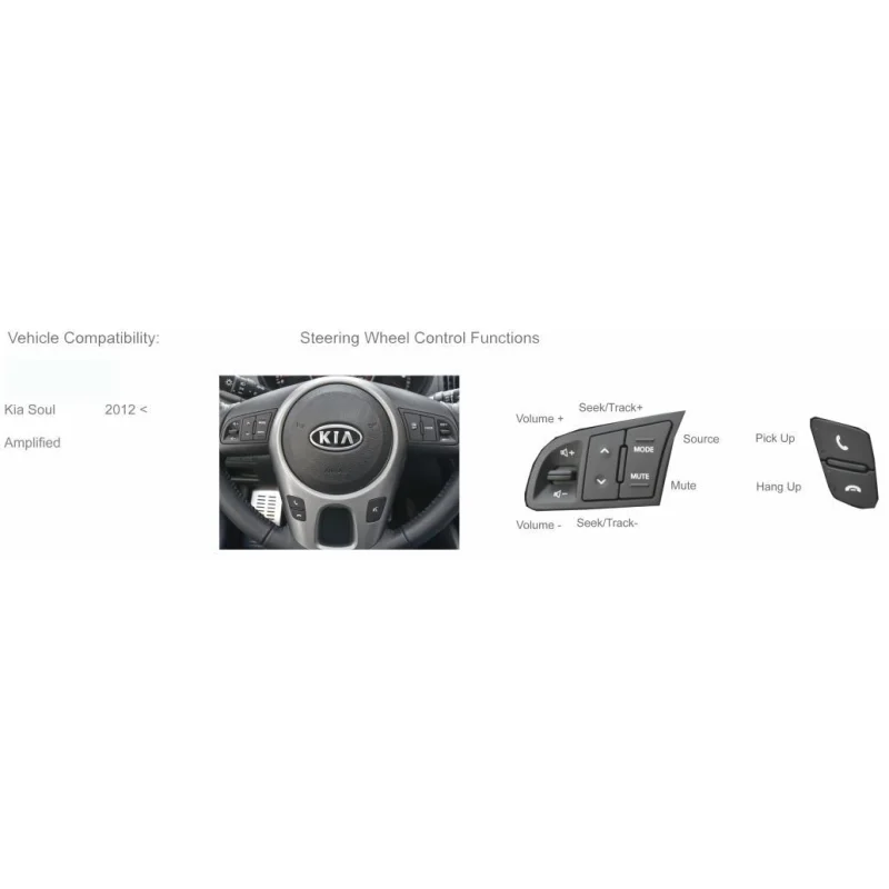 Interface mandos volante Kia Soul 2013 2019