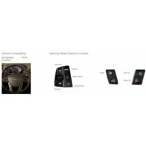 CTSKI008.2 Interface mandos volante Kia Sorento, año 2012 2014