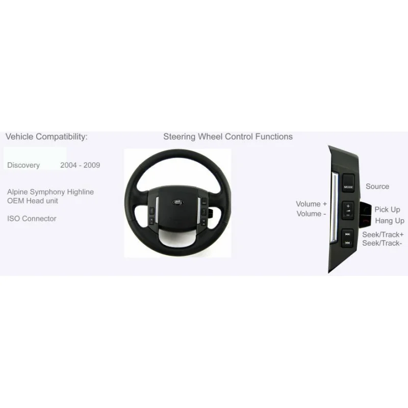 CTSLR003.2 Interface mandos volante Land Rover Discovery año 2001 2004