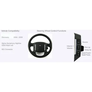 CTSLR003.2 Interface mandos volante Land Rover Discovery año 2001 2004
