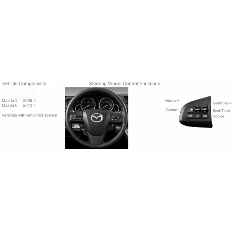 CTSMZ005.2 Interface mandos volante Mazda 3 5 6