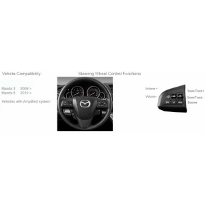 CTSMZ006.2 Interface mandos volante Mazda 3, Mazda 6, Mazda 5