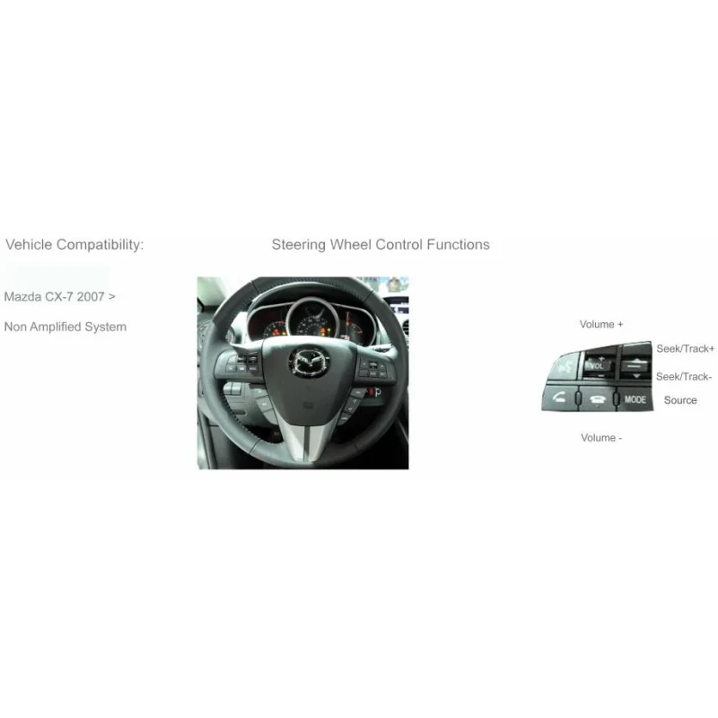 CTSMZ009.2 Interface mandos volante, Mazda 6 Mazda CX 7, Mazda CX 5