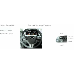 CTSMZ009.2 Interface mandos volante, Mazda 6 Mazda CX 7, Mazda CX 5