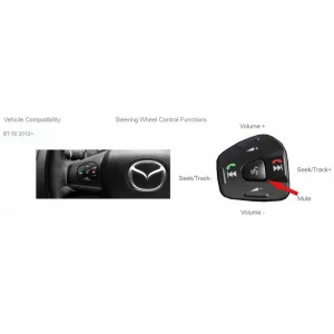 CTSMZ013.2 Interface mandos volante Mazda BT 50 2012 2015