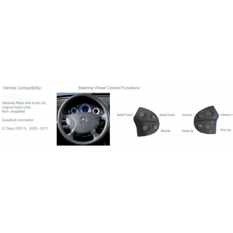 CTSMC004.2 Interface mandos volante Mercedes SL, SLK, clase E