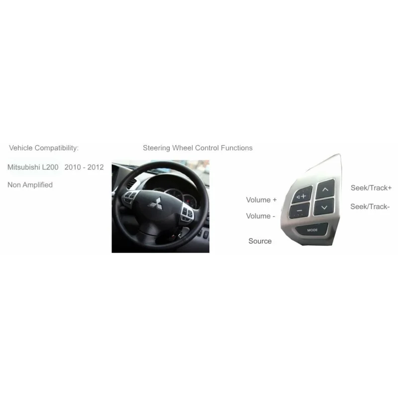 CTSMT006.2 Interface mandos volante para Mitsubishi L200 y Triton