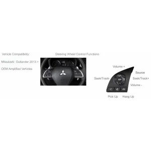  CTSMT008.2 Interface mandos volante Mitsubishi Outlander 2013