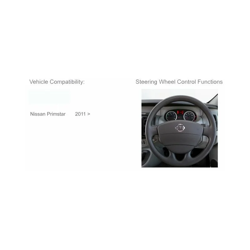 CTSNS005.2 Interface mandos volante Nissan Primastar 2011 2014
