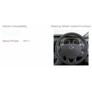 CTSNS005.2 Interface mandos volante Nissan Primastar 2011 2014