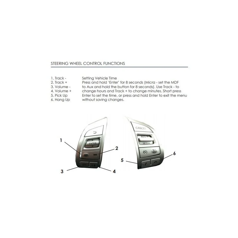 Mandos volante Nissan Qashqai, X trail, Pulsar,Titan