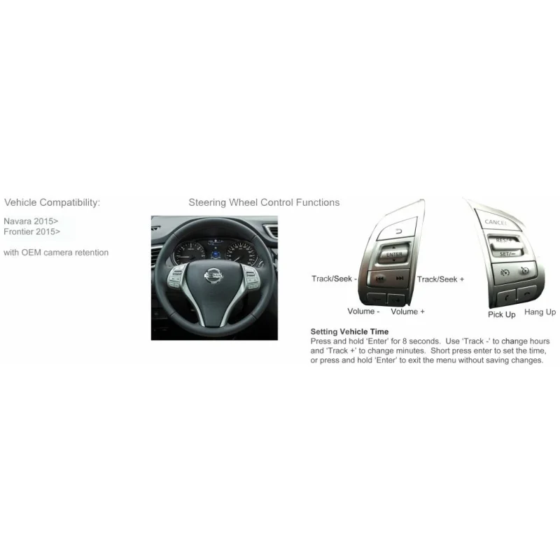 CTSS014.2 Interface mandos volante Nissan Navara, Frontier año 2015