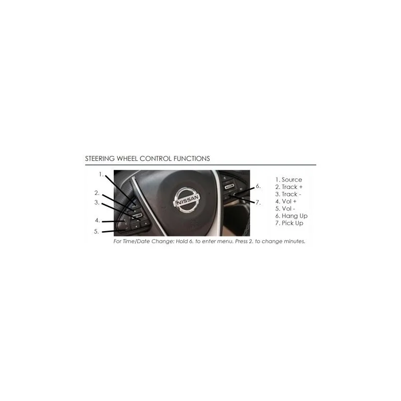 CTSNS018.2 Interface mandos volante para Nissan Murano, año 2015/2018