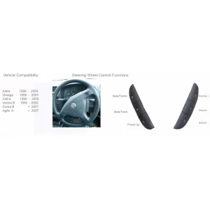 CTSOP001.2 Interface mandos volante Opel Astra G, Corsa C, Zafira A, Vectra