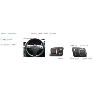 CTSOP003.2 Interface mandos volante Opel Corsa del año 2009 2014