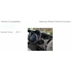 CTSOP005.2 Interface mandos volante para el Opel Vivaro del 2011