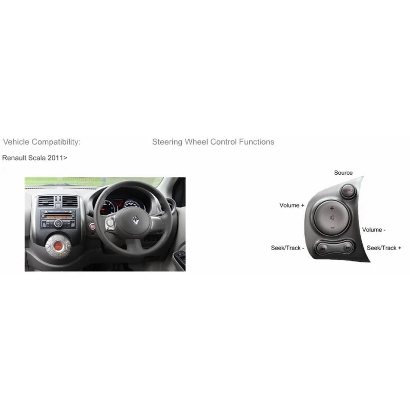 CTSRN010.2 Interface mandos volante Renault Scala del 2011