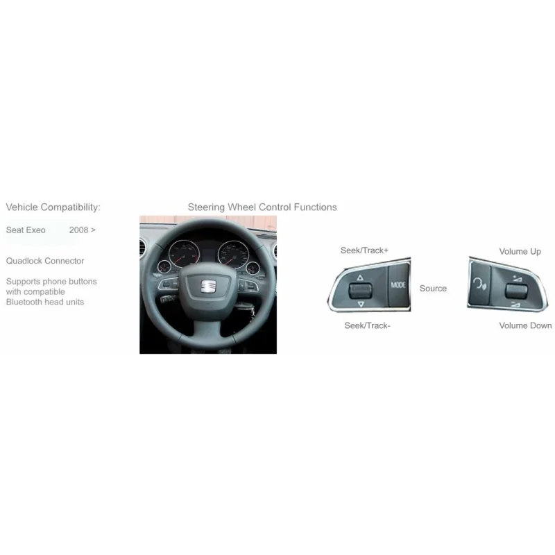 CTSST003.2 Interface mandos volante Seat Exeo del año 2009 2013