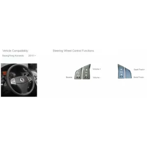 CTSSY002.2 Interface mandos volante Ssangyong Korando del año 2010