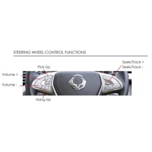 CTSSY007.2 Interface mandos volante para Ssangyong Tivoli 2015