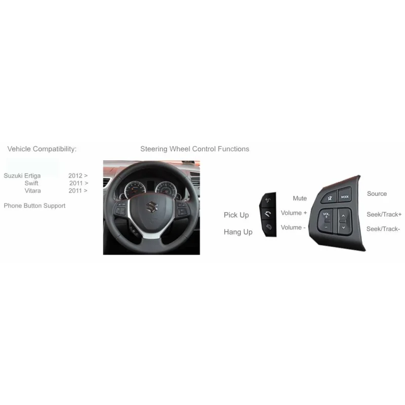 CTSSZ002.2, Interface mandos volante Suzuki Ertiga,Swift,Vitara