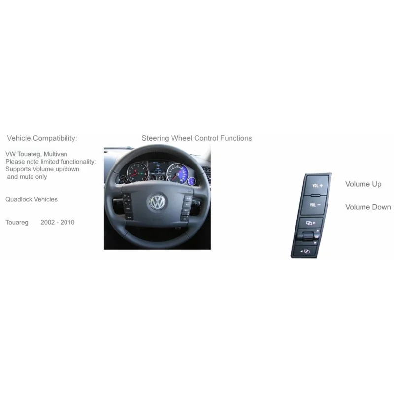 CTSVW003.2, Interface mandos volante VW Touareg 2003 2010 y Multivan 2003 2009