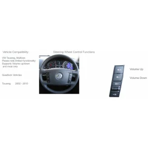 CTSVW003.2, Interface mandos volante VW Touareg 2003 2010 y Multivan 2003 2009
