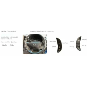 CTSVW012.2, Interface mandos volante VW Crafter 2006 en adelante