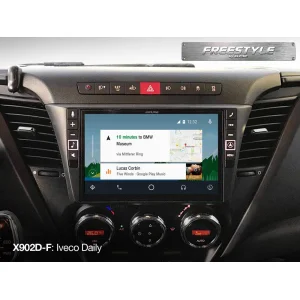 Alpine X903D F, Navegador multimedia 9" universal, iluminación variable