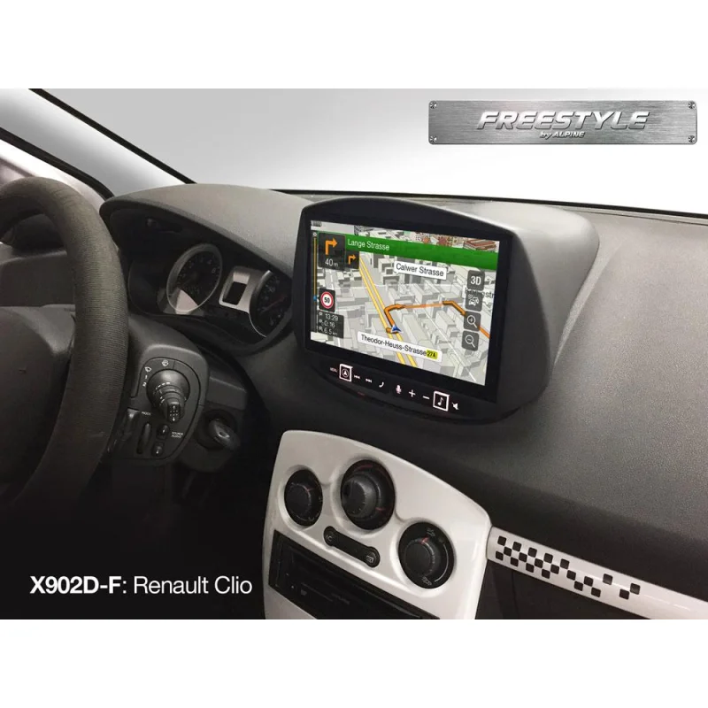 Alpine X903D F, Navegador multimedia 9" universal, iluminación variable