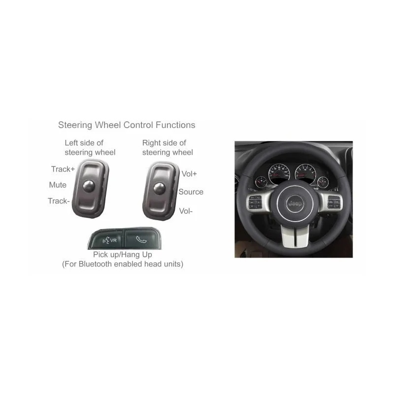 Interface mandos volante Dogde CTSDG001
