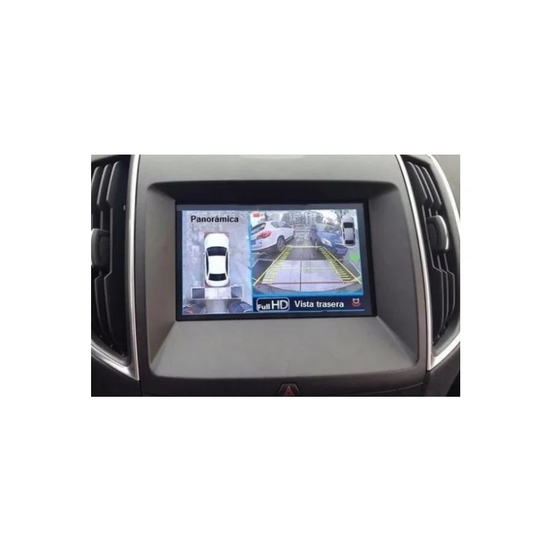 Sistema de ayuda para aparcar, 4 cámaras y grabación DVR.