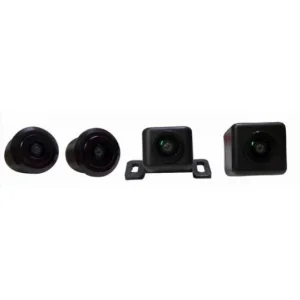 Cámaras de parking, sistema de seguridad con 4 cámaras y grabación DVR.