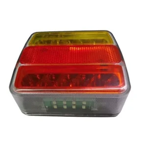 Piloto trasero LED para remolque, homologado, 5 funciones, 12 voltios.