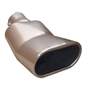 Cola de escape universal, acero inoxidable, COL 0042