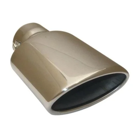 Cola de escape tipo Cupra, universal, en acero Inox.