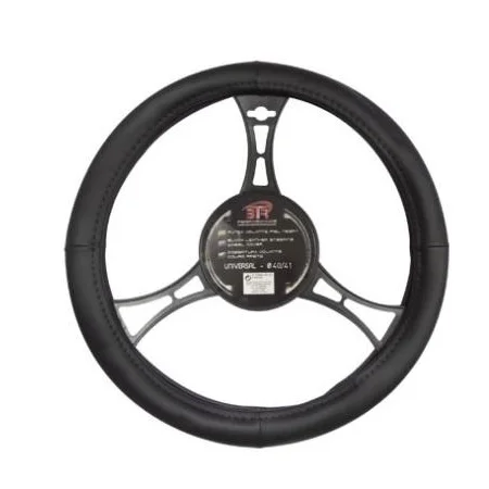 ACT VOL FUN 03, Funda universal volante 41cm, piel lisa negra