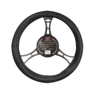 ACT VOL FUN 03, Funda universal volante 41cm, piel lisa negra