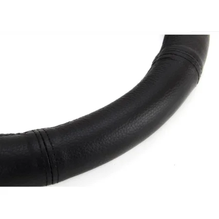 Funda universal para volante de 37 39 cm en cuero natural negro