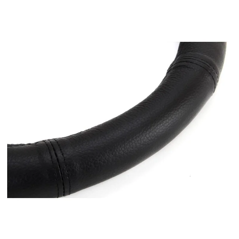 Funda universal para volante de 35 37 cm, acabado en cuero natural