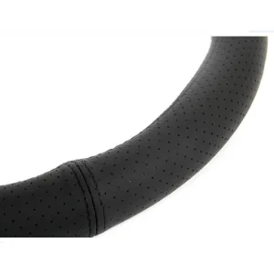 Funda universal para volante de 37 39 cm en cuero natural microperforado