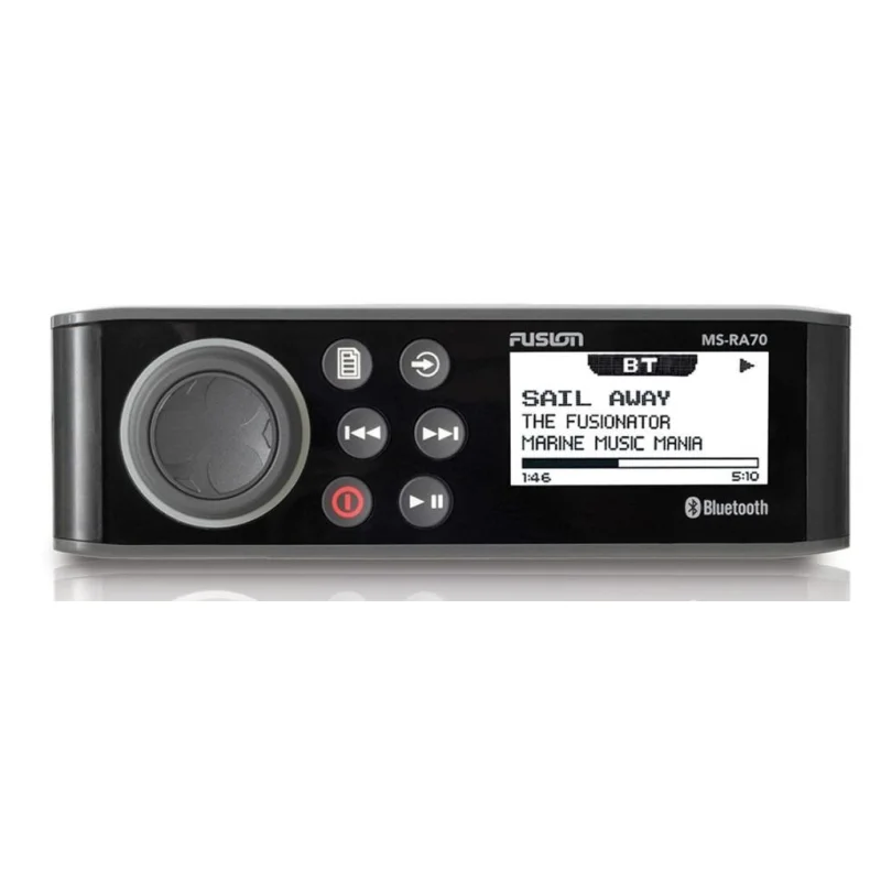 Fusion MS RA70KT, pack radio con bluetooth y altavoces marinos