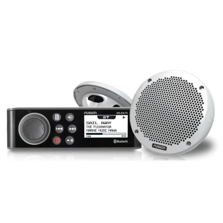 Fusion MS RA70KT, pack radio con bluetooth y altavoces marinos