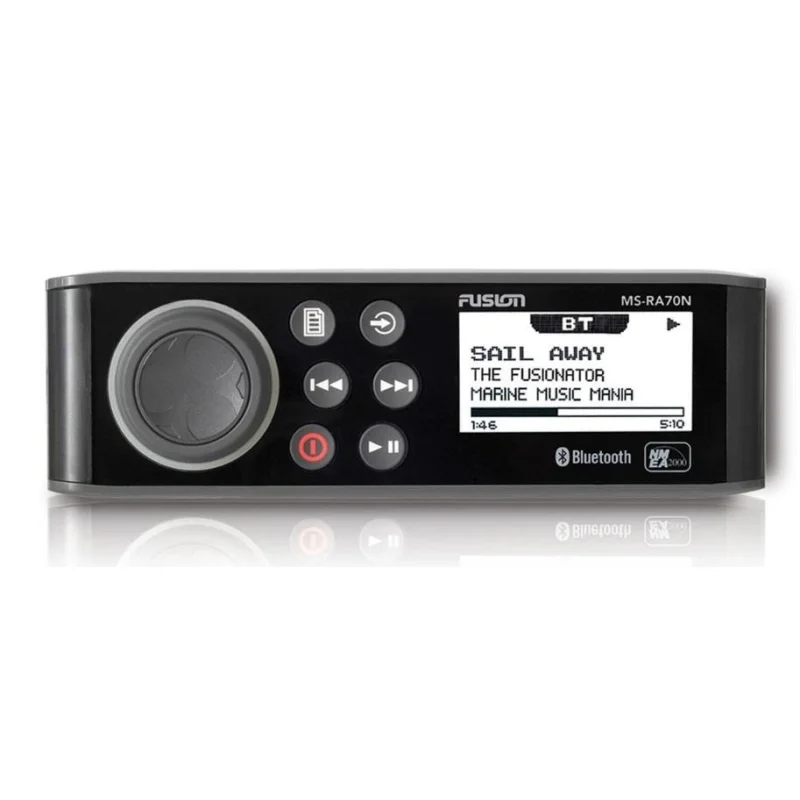 Fusion MS RA70NKT, pack radio con bluetooth y altavoces marinos 6"